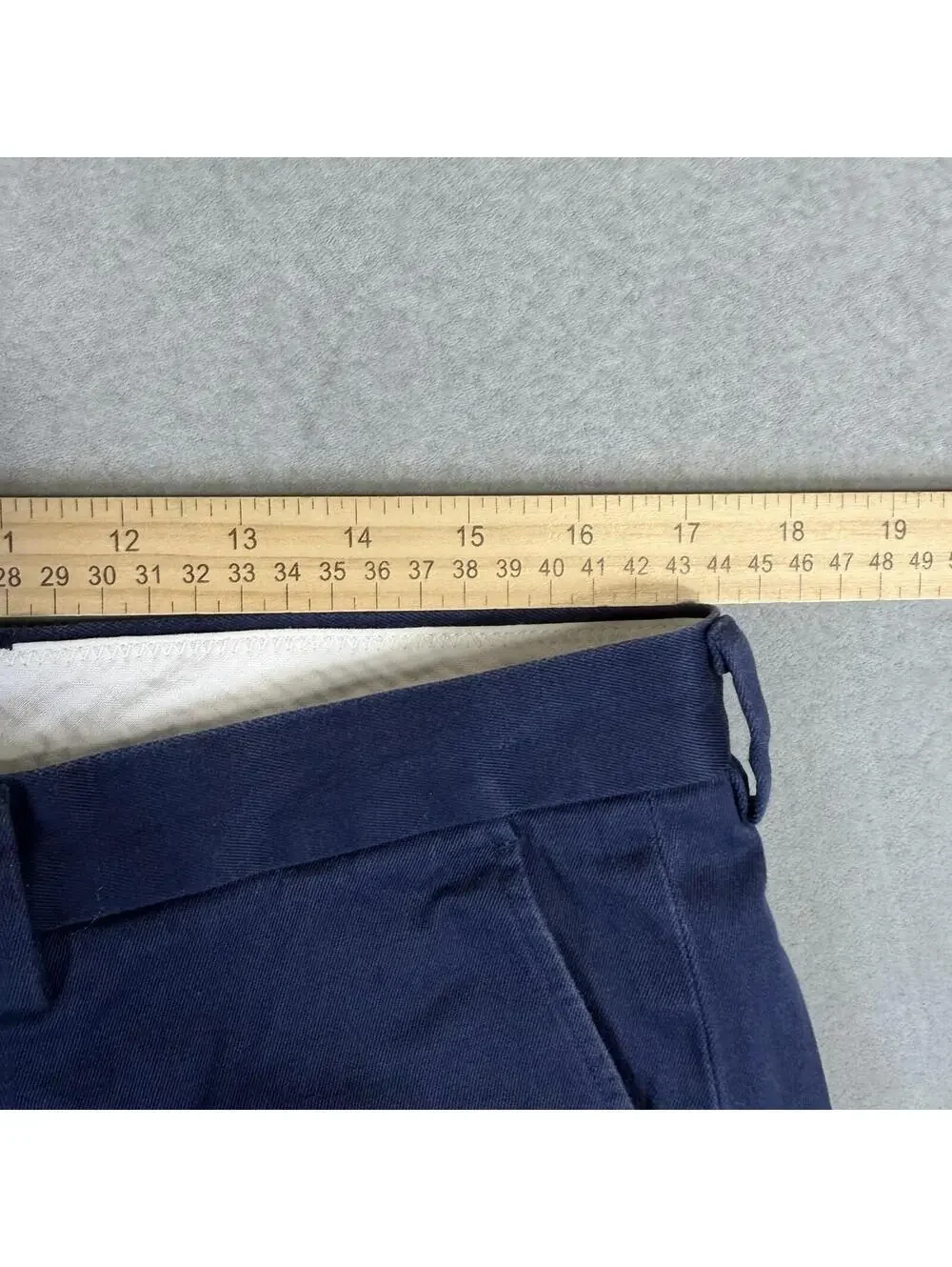 J.Crew Bowery Chino Pants Mens 33x32 Blue Classic Fit Straight Leg Stretch